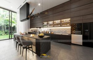 Bí quyết thiết kế nội thất nhà phố hiện đại giúp kiến tạo không gian sống Anh 16 300x193