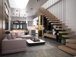 Bí quyết thiết kế nội thất nhà phố hiện đại giúp kiến tạo không gian sống Anh 2.jpg 300x224